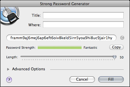 1Password Strong Password Generator