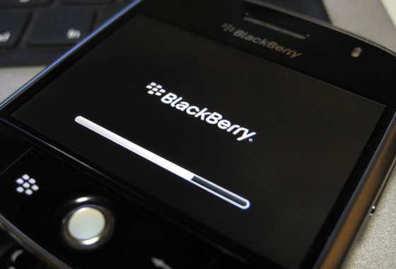 BlackBerry OS 5 Loading Screen