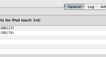 iPod touch 3rd を iOS 5.1 から iOS 4.1 へダウングレード